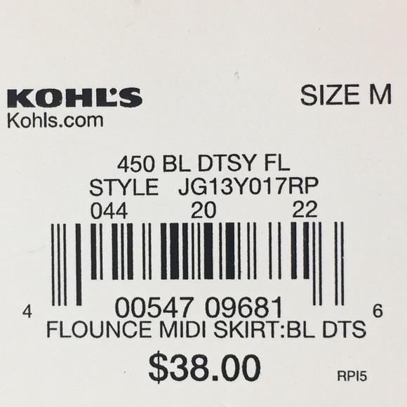 SO NWT Blue Tiered Midi Skirt - Picture 9 of 9